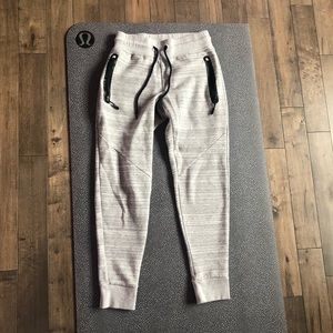 Light grey sweatpants joggers